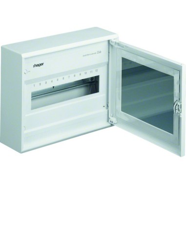 tehalit.BR/BRN Skrzynka rozdzielcza 12mod z przezroczystymi drzwiami krem G44039001 Hager