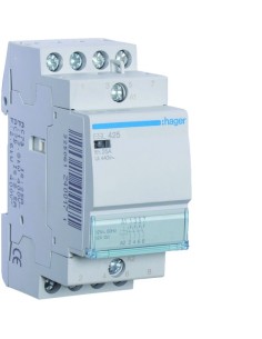 Stycznik 12VAC 4NO 25A AC-7a/b ESL425 Hager 2