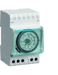 Zegar analogowy tygodniowy z rezerwą chodu 230V 1NO 16A EH171 Hager 2