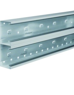 tehalit.BRS Podstawa 210mm, 2 komory, stal, jasnoszary BRS652101D7035 Hager 2