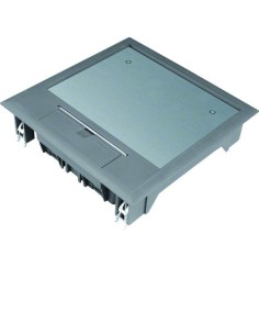 tehalit.VE-EE Pokrywa uchylna VQ06 200x200 wykładzina 5mm stal szary PA VQ06057011 Hager 2