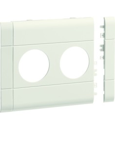 tehalit.WA Maskownica 2-krotna ABS bezhalogenowy 120mm krem GB120209001 Hager