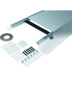 tehalit.BK Kanał współpoziomy boczna folia ochronna BKFD 500x(105-150)mm stal BKFD500105 Hager 2