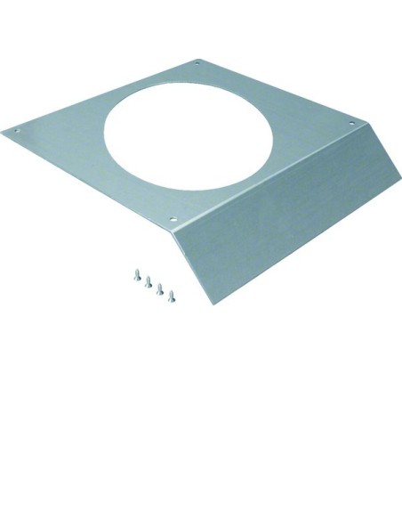 tehalit.AK Pokrywa kanału napodł R12 fi306 1-str skos dł. 400mm 350x70mm stal AKM350306R12 Hager