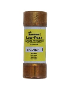 BEZPIECZNIK BUSSMANN LPJ-20SP LOW-PEAK CLASS J T/D 20A 600VAC/300V, Klasa J T/D 2