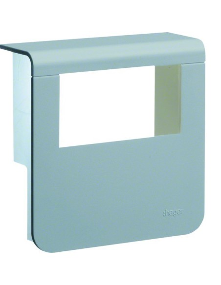 tehalit.SL Pokrywa nośnika urządzeń 20x80 2*45x45 alu SL20080932D1 Hager