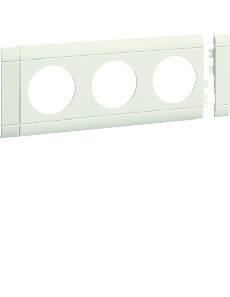 tehalit.WA Maskownica 3-krotna ABS bezhalogenowy krem GB080309001 Hager