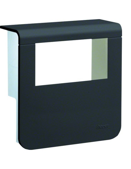 tehalit.SL Pokrywa nośnika urządzeń 20x80 2*45x45 czarny SL200809329011 Hager