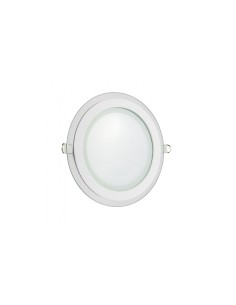 FIALE ECO LED ROUND 230V 6W IP20 CW SUFITOWE oczko szklane 330lm biała zimna 2