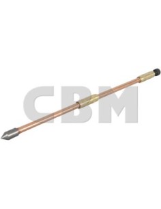 Uziom St/Cu,0,250mm Cu, 3/4"x3,0m,z gw. 2