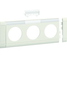 tehalit.WA Maskownica 3-krotna z polem opisowym ABS bezhalogenowy krem GB080319001 Hager