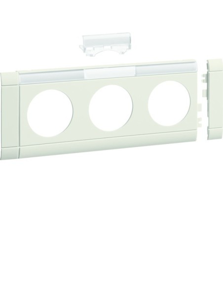 tehalit.WA Maskownica 3-krotna z polem opisowym ABS bezhalogenowy krem GB080319001 Hager