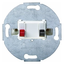 Berker One.Platform gniazdo głośnikowe pojedyncze mechanizm Hager 457209 - hurtownia elektryczna Amper.pl
