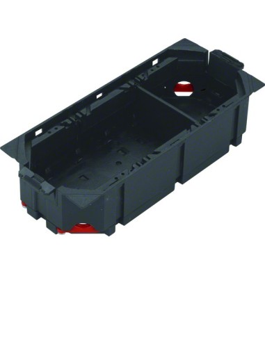 tehalit.GB-EG Puszka montażowa 3-krotna 45x45mm PA czarny GBVR300 Hager