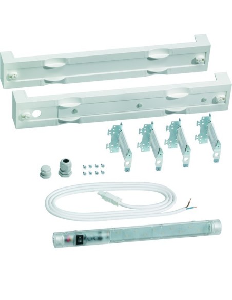 universN Blok dla oświetl. LED z wył. +pusty blok 75x500mm UG02E1N Hager