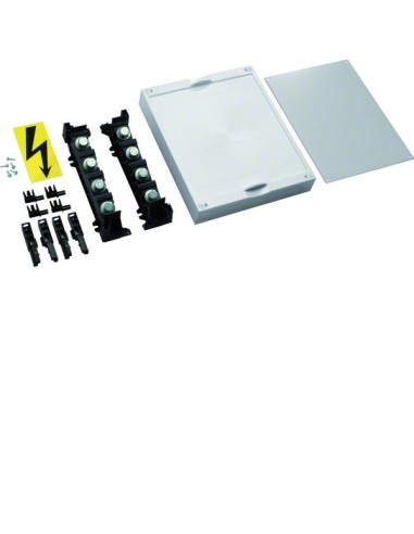 univers N Blok dla szyn zbiorczych pion. 30x5/10mm 300x250 UE21D4 Hager