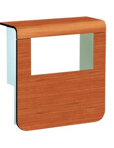 tehalit.SL Pokrywa nośnika urządzeń 20x80 2*45x45 wiśnia SL20080932D4 Hager