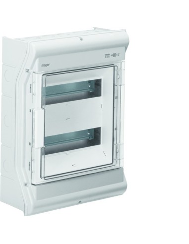 vector outdoor Rozdzielnica n/t IP65 odporna na UV przetłoczenia 2R/24M (2x12) VE212PN Hager