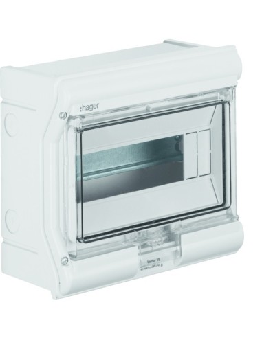 vector outdoor Rozdzielnica n/t IP65 odporna na UV bez przetłoczeń 1R/10M (1x10) VE110SN Hager