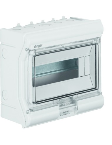 vector outdoor Rozdzielnica n/t IP65 odporna na UV przetłoczenia 1R/10M (1x10) VE110PN Hager